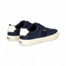 TALON BLANCO DEPORTIVO AZUL