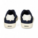 TALON BLANCO DEPORTIVO AZUL