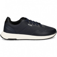 Deportivo Piel+malla Azul  HUGO BOSS