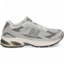 DEPORTIVO ANTE+MALLA GRIS+BLANCO