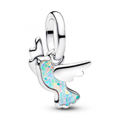 Charm Colgante Mini Paloma Blanca