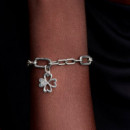 Charm Medallón Trébol de Cuatro Hojas Corazón