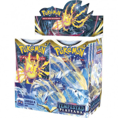Sobres Cartas Pokemon Coleccionables Tempestad Plateada Espada y Escudo  POKEMON TRADING CARD GAME