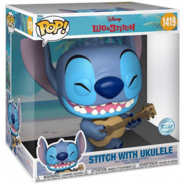 Funko Pop Stitch ukelele Jumbo Exclusivo 25cm