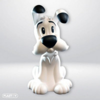 Figura Hucha Idefix Asterix y Obelix 30 Cm  PLASTOY