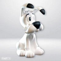 Figura Hucha Idefix Asterix y Obelix 30 Cm  PLASTOY