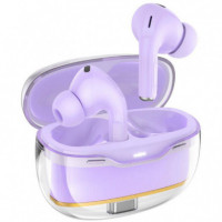 Hoco EW54 Auriculares Bluetooth True Wireless Púrpura