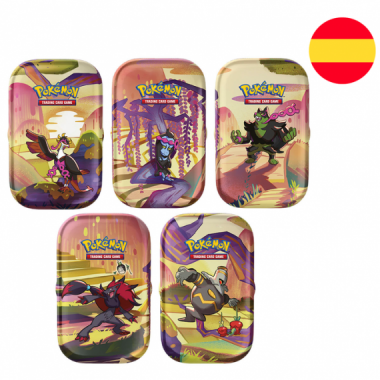 Mini Lata Cartas Pokemon Fabula Sombria Espa&ntilde;ol  POKEMON TRADING CARD GAME