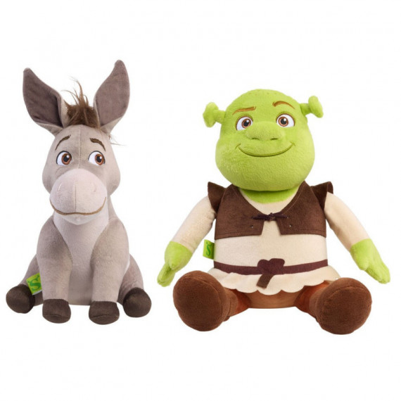Peluche Shrek y Asno Sherk 32cm
