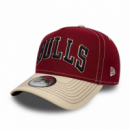 Gorra New era Chicago Bulls roja oscura