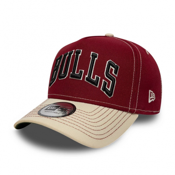 Gorra New era Chicago Bulls roja oscura