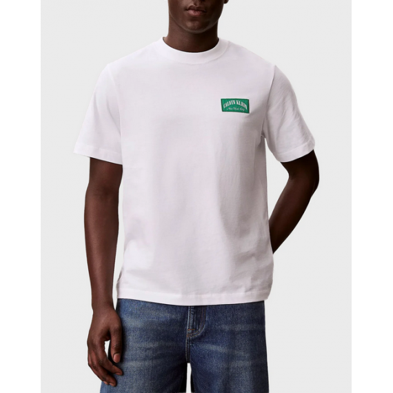 Camiseta Calvin Klein Varsity badge blanco