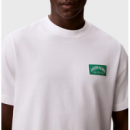 Camiseta Calvin Klein Varsity badge blanco