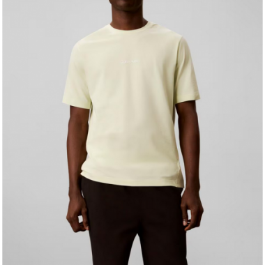 Camiseta calvin Klein Crew verde claro