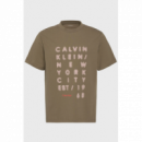 Camiseta Calvin Klein Zielony verde