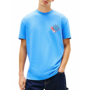 Camiseta Tommy jeans Signature azul