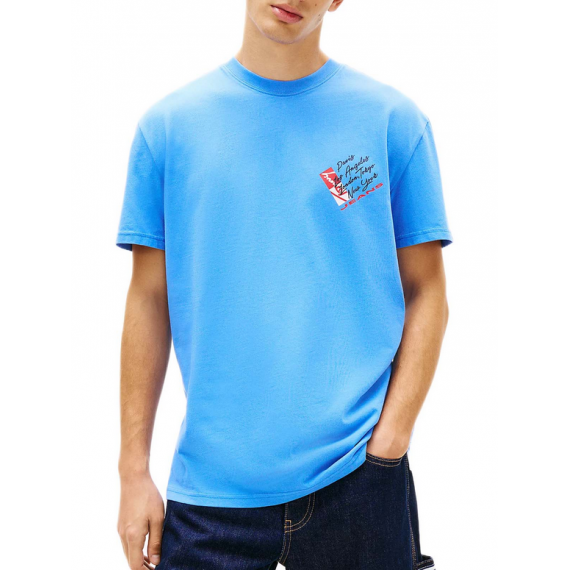 Camiseta Tommy jeans Signature azul