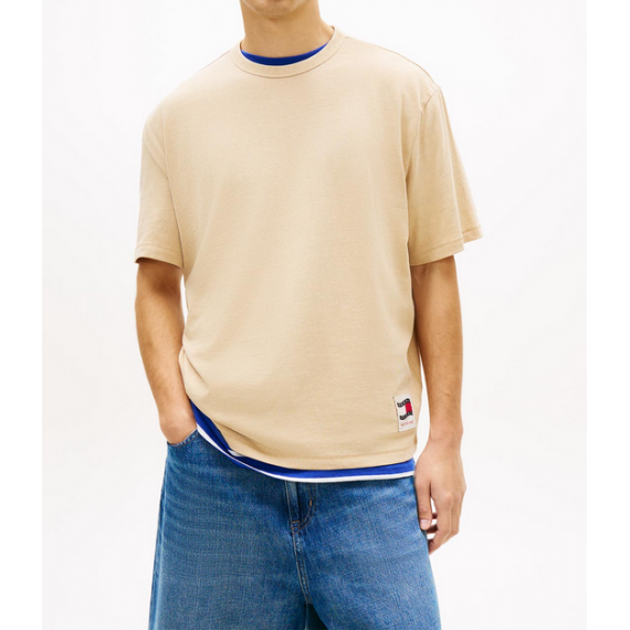 Camiseta Tommy Jeans 90'S waving beige