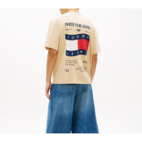 Camiseta TOMMY JEANS 90'S Waving Beige
