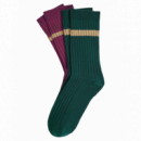 Pack de 2 Calcetines KING LOUIE Paz Pine Green