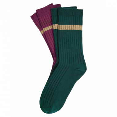 Pack de 2 Calcetines KING LOUIE Paz Pine Green
