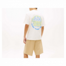 Camiseta Tommy Jeans Bubble blanco crema