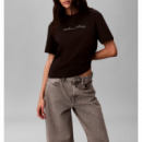 Camiseta Calvin Klein boxy negra