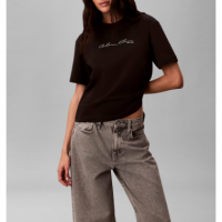 Camiseta CALVIN KLEIN Boxy Negra