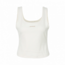 Camiseta Guess sin mangas blanco crema