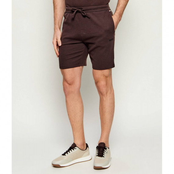 Waffle Shorts 10269584 01 Dark Brown  BOSS