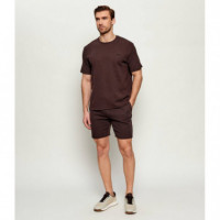 Waffle Shorts 10269584 01 Dark Brown  BOSS