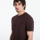 WAFFLE T-SHIRT 10269584 01 DARK BROWN