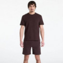 WAFFLE T-SHIRT 10269584 01 DARK BROWN