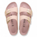 Calzado Sandalias BIRKENSTOCK Arizona Birko-Flor Triples New Beige / Pink Clay