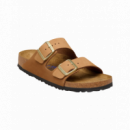 Calzado Sandalias BIRKENSTOCK Arizona Nubuc Plantilla Blanda Mink