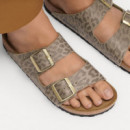 Calzado Sandalias BIRKENSTOCK Arizona Leo Grey Taupe