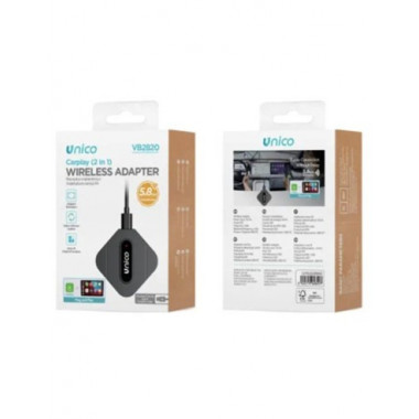 UNICO Carplay 2 En 1 Adaptador Inalambrico VB2820
