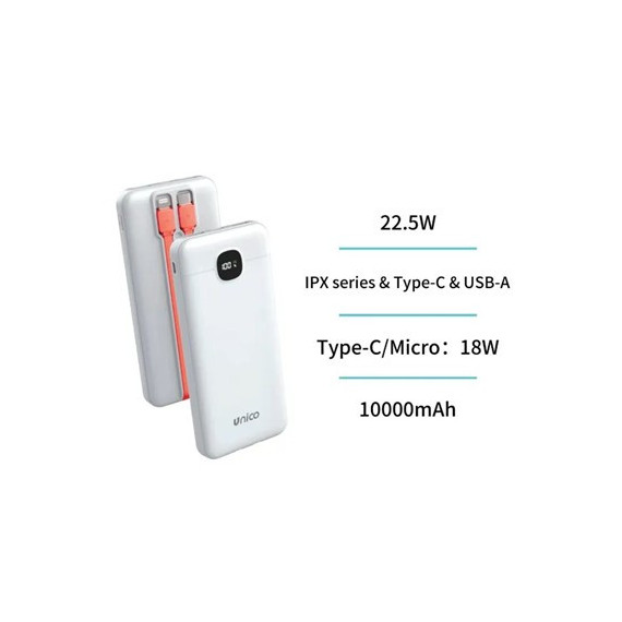 UNICO Bateria Externa 10000Mah PB1725 22.5W