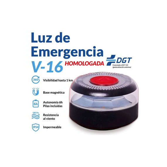 LUNIK Baliza V16 Homologada con Geolocalizacion IDIADA PC25070399