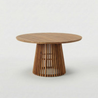 Mesa de Comedor Batur Redonda de Acacia Fsc Ø120 Cm Terrazza Collection®  TERRAZZA COLLECTION