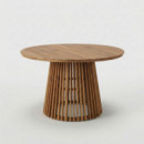 Mesa de comedor BATUR redonda de acacia FSC Ø120 cm TERRAZZA COLLECTION®