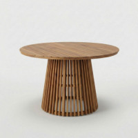 Mesa de Comedor Batur Redonda de Acacia Fsc Ø120 Cm Terrazza Collection®  TERRAZZA COLLECTION