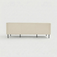 Sofá Alba 3 Plazas Tapizado en Tela Beige con Patas Metálicas para Exterior Hartman®  HARTMAN OUTDOOR FURNITURE