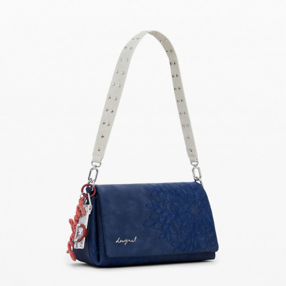 Desigual Bolso cruzado relieve mandalas pequeño 25WAXPBF-5031