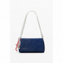 Desigual Bolso cruzado relieve mandalas pequeño 25WAXPBF-5031