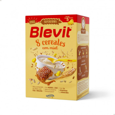 BLEVIT 8 Cereales con Miel 500 Gr