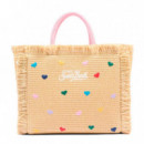 BOLSO COLETTE STRAW MINI HEARTS COL0017