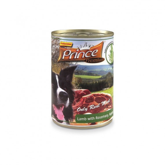 Prince Perro Adulto Cordero Romero Manzana Lata 400GR  PRINCE/PRINCESS