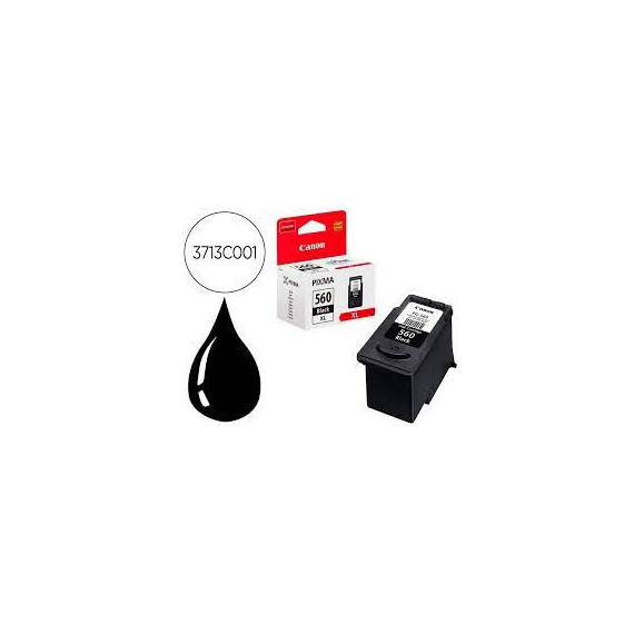 Tinta CANON Negra Pixma TS5350 - TS5351 - TS5352 (180 Pag.) (PG-560)