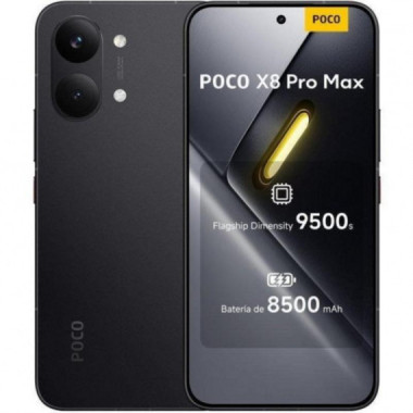 POCO X8 Pro Max 5G, 12GB RAM, 256GB, Pantalla 6.83", Negro